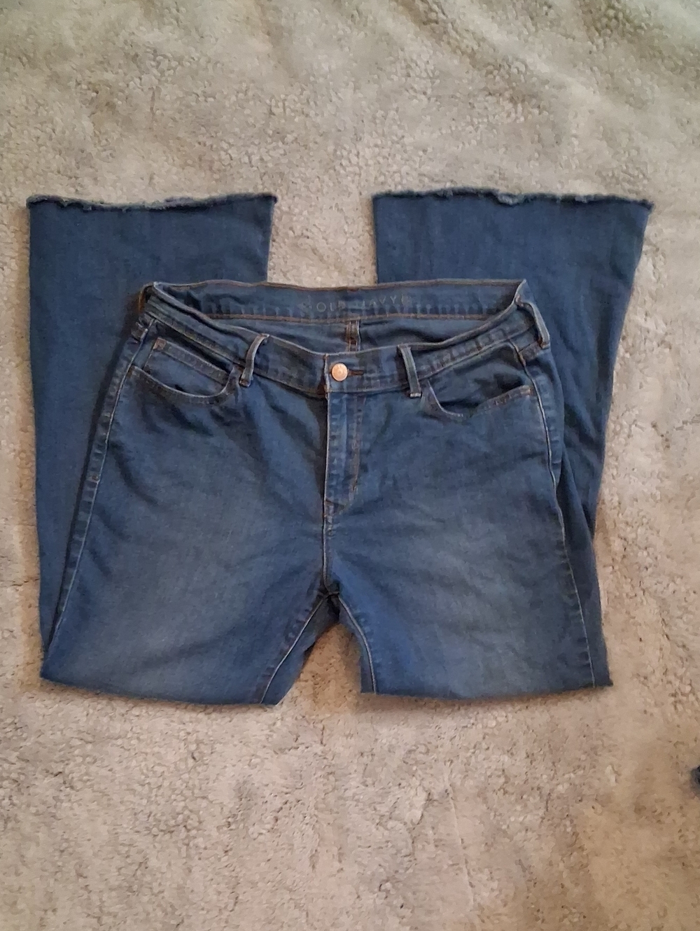 Old Navy Dark Blue Flare Jeans
